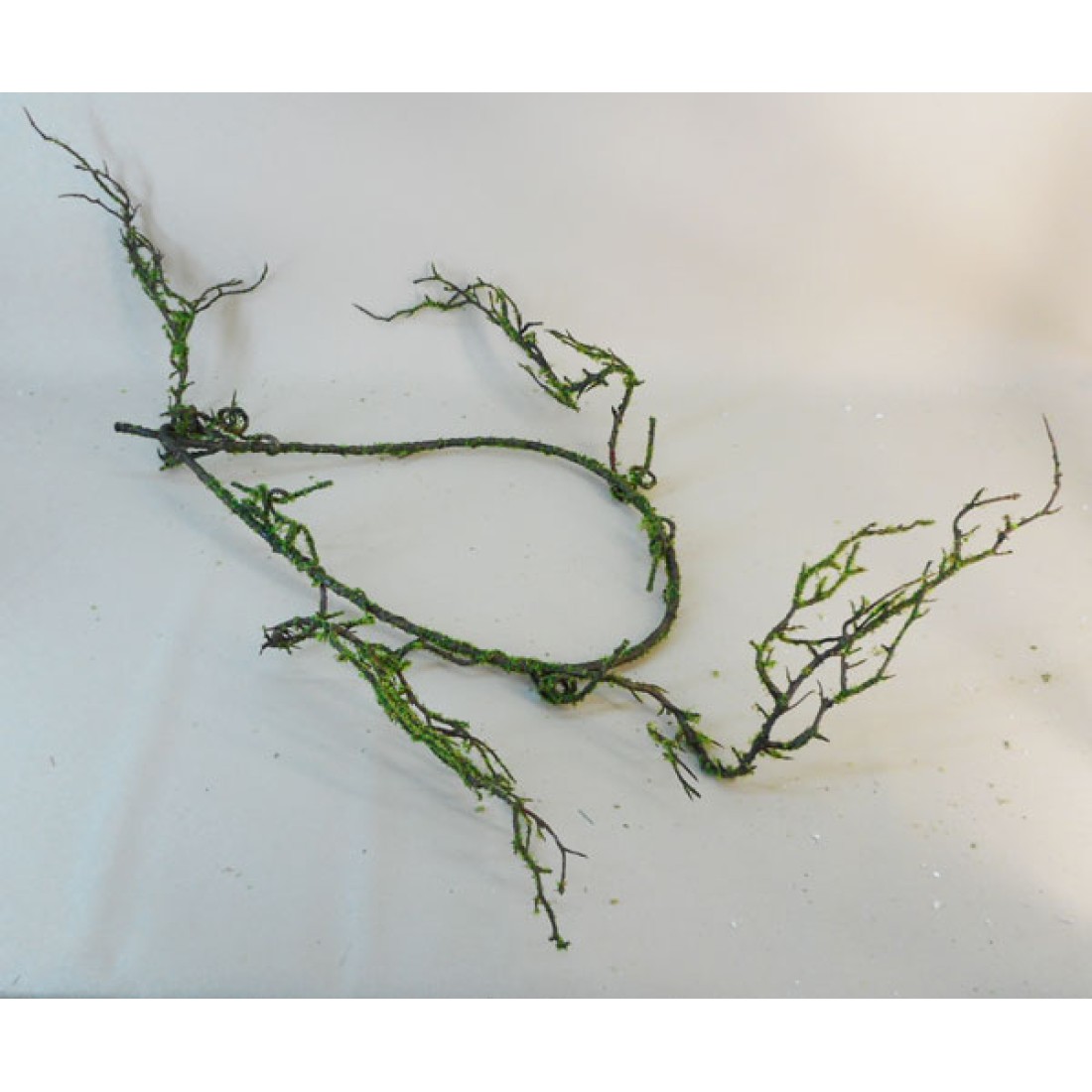 Artificial Twig Garland Moss Covered 135cm Christmas Decorations